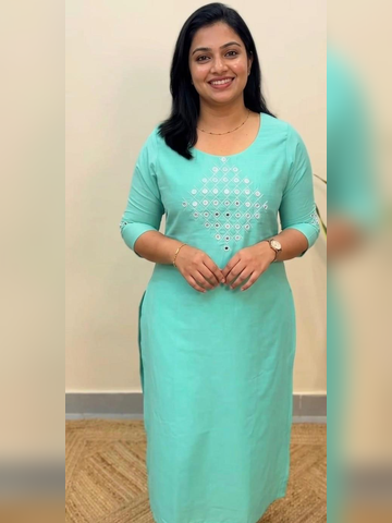 Slub Silk Kurti