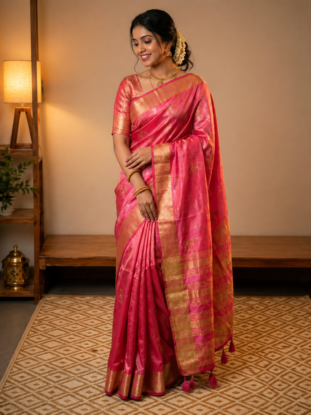saree with blouse pc