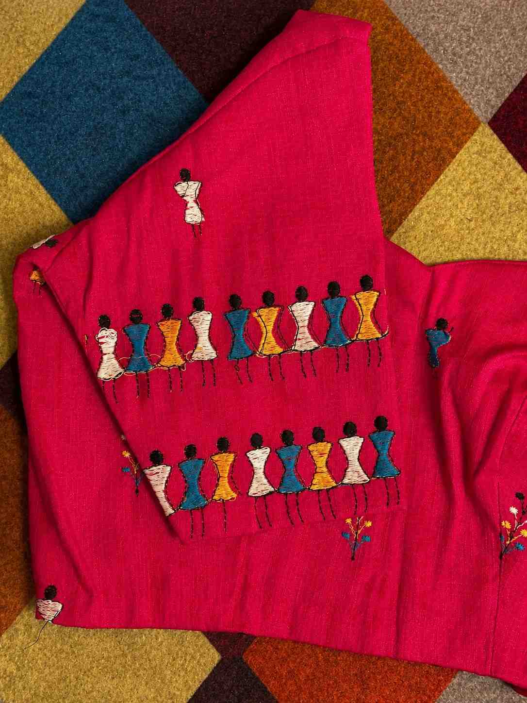 Embroidered Ready Made Blouse