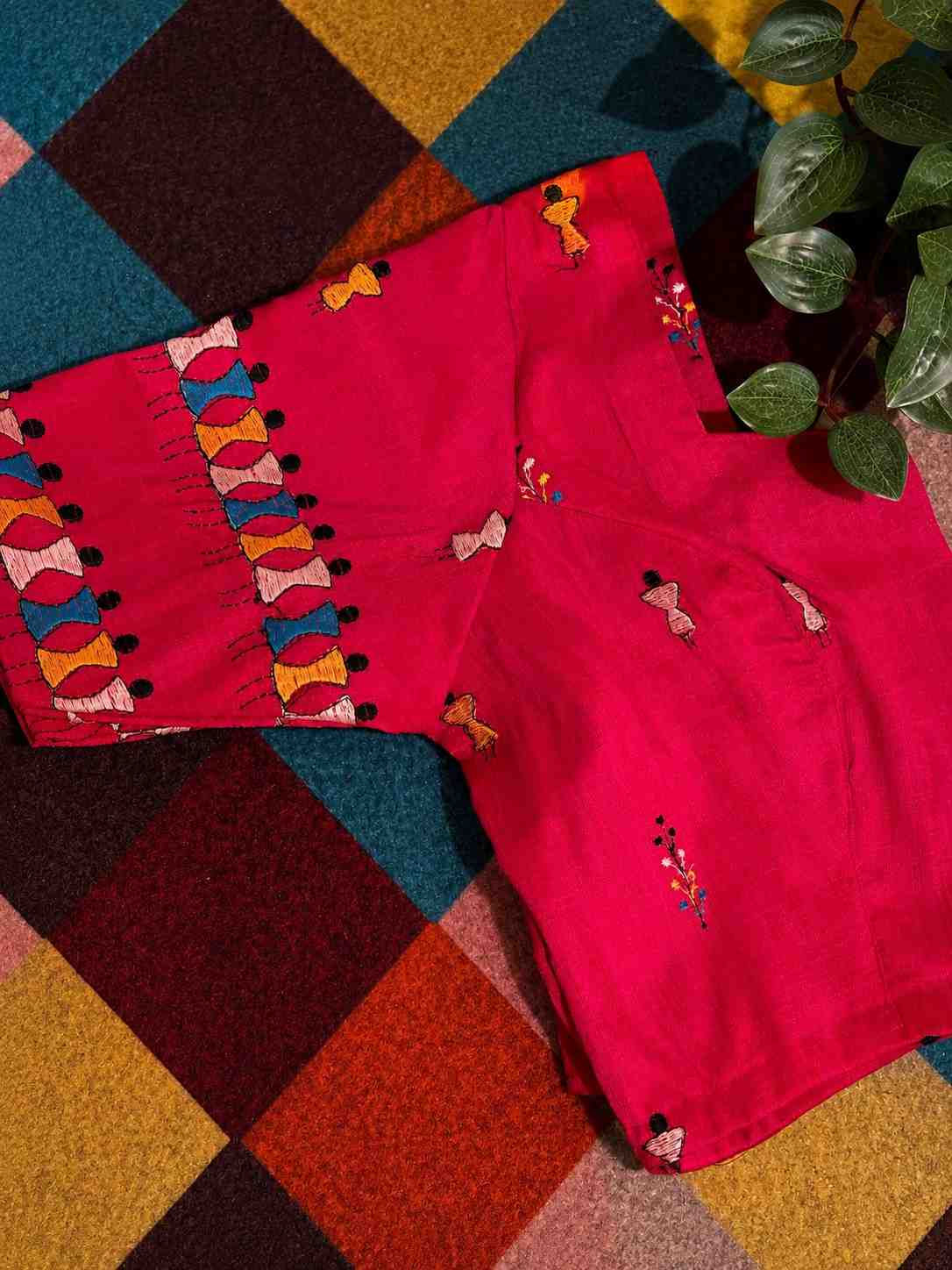 Embroidered Ready Made Blouse