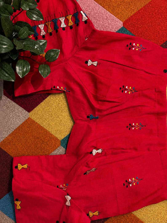 Embroidered Ready Made Blouse