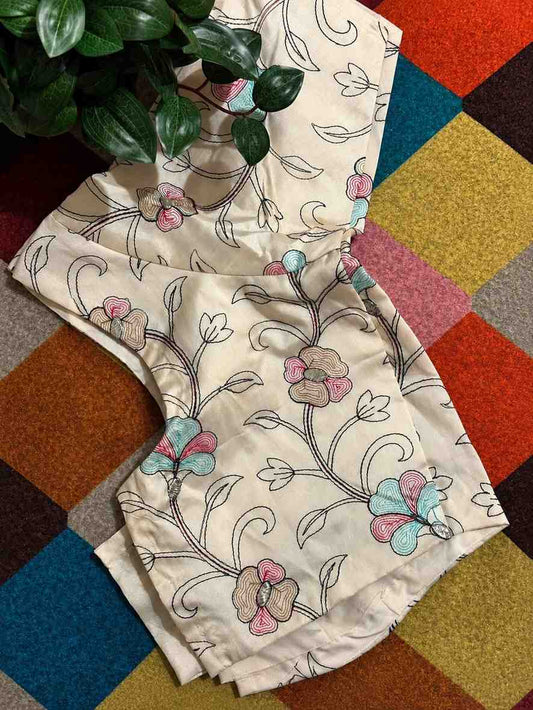 Floral Printed Ready Made Blouse